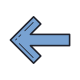 Arrow Pointing Left icon