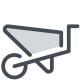 Wheelbarrow icon