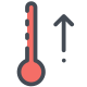 Thermometer Up icon