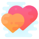 Dos corazones icon