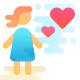 Woman Falling in Love icon