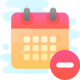 Календарь с минусом icon