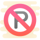 Pas de parking icon