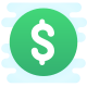 US-Dollar eingekreist icon