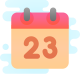 Kalender 23 icon