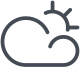 Día parcialmente nublado icon