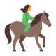 Femme cheval icon