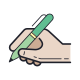 Hand With Pen icon