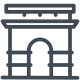 Arc de triomphe icon