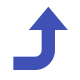 Rightward up arrow icon