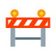 Barrage routier icon