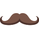 Moustache anglaise icon