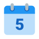 Calendar 5 icon