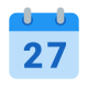 Calendrier 27 icon