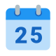 Kalender 25 icon