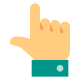 Hand hoch icon