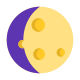 Luna crescente icon