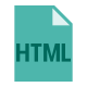 HTMLファイルタイプ icon