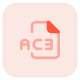 AC3 is a file extension for surround sound audio files used on DVDs format icon