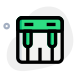 Music keyboard for bob song concert layout icon