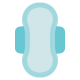 Sanitary napkin icon