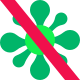 Virus free icon