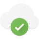Checked Cloud icon