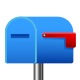 boîte aux lettres fermée avec drapeau abaissé icon