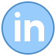 LinkedIn 圆圈 icon