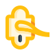 Door handle icon