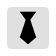 Cravate noire icon