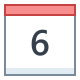 Kalender 6 icon