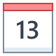 Calendario 13 icon