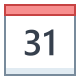 Calendar 31 icon