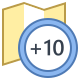 Zeitzone +10 icon