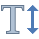 Text Height icon