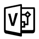 Microsoft Visio中 icon