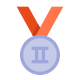 Olympische Silbermedaille icon