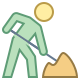 Trabajador de caminos icon