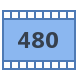 480p icon