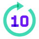 10 進める icon