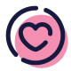 Love Circled icon