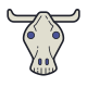 teschio di mucca icon