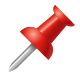 Stecknadel-Emoji icon