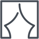 Curtains icon