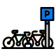 Estacionamento para bicicletas icon