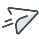 Aereo di carta icon