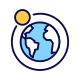 Earth and Moon icon
