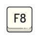 f8-Taste icon