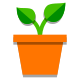 Vaso de planta icon